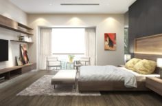 Bedroom villa – Dressing room villa 3D Model