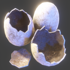 PBR – Egg Set 3 3D Model