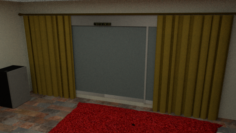 Chalet bedroom resort 3D Model