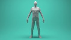 Low Poly Human VR – AR – low-poly 3D Model