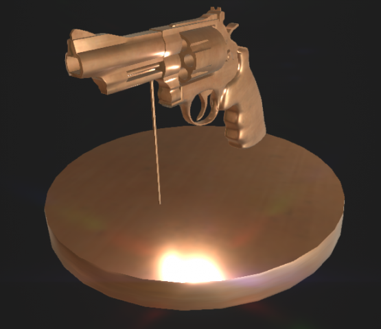Revolver Stand 3D Model
