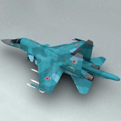 Su-34 v2 3D Model