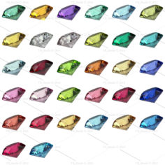 Gemstone Materials STARTER for V-Ray and 3DS Max 3D Model