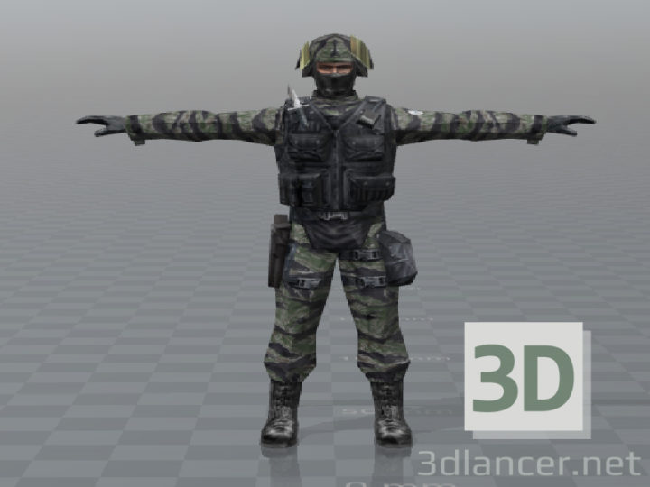 3D-Model 
Soldier