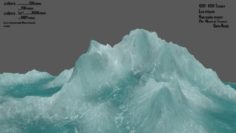Ice mountain 3D Model