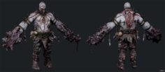The Tortured Path Zombies Guardian 3D Model