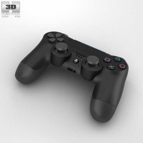 Sony DualShock 4 Wireless Controller 3D Model
