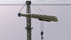 Toy crane Free 3D Model