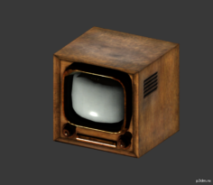 Television 1 3D Model