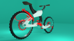 Futuristic bike 3D Model
