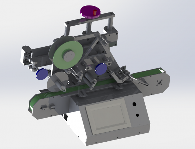 Table type labeling machine 3D Model