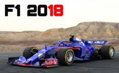 F1 Toro Rosso STR 13 2018 3D Model
