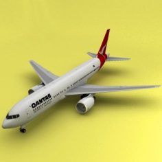 Boeing 767 Qatas 3D Model
