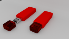 USB flash drive 3D Model