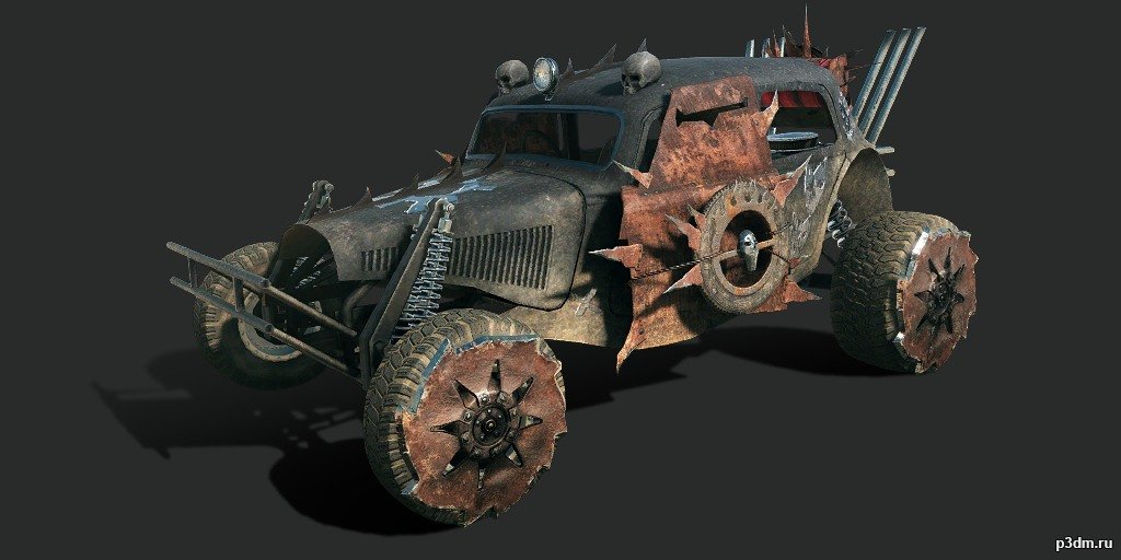 Citroen 7 (Heavy Armored Spotta) 3D Model