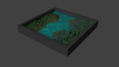 Low Poly BASIC Valley Free 3D Model