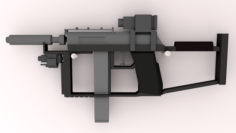 AP-1 Automatic Pistol 3D Model