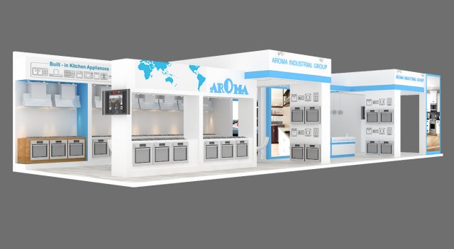 Exhibition stand 06 3D Model