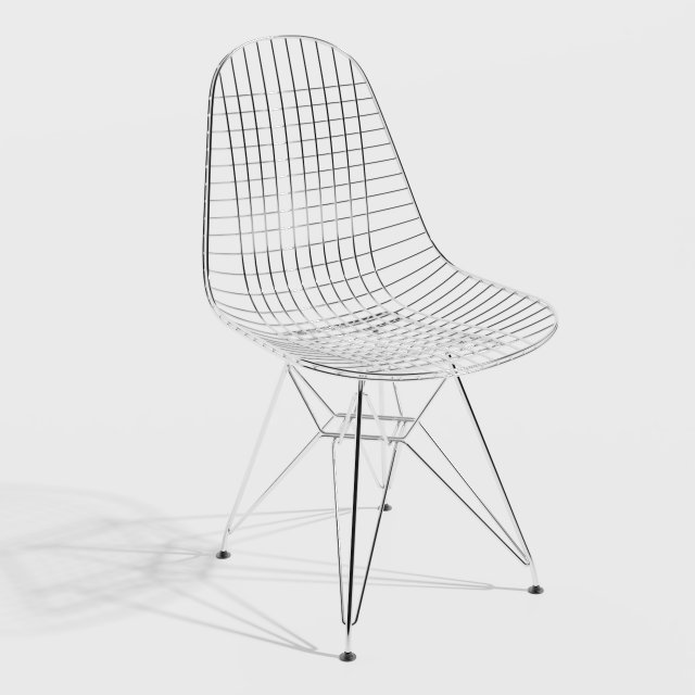 Eames DKR Wire Chair Free 3D Model