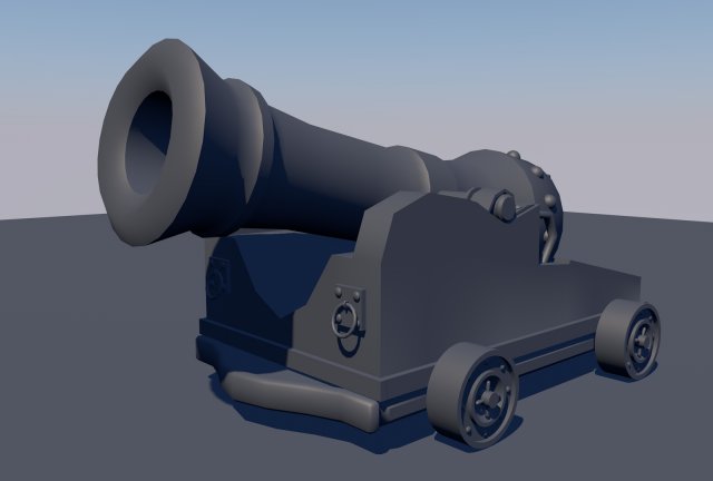 Cannon 3D Model