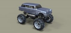 Pontiac Monster truck 3D Model