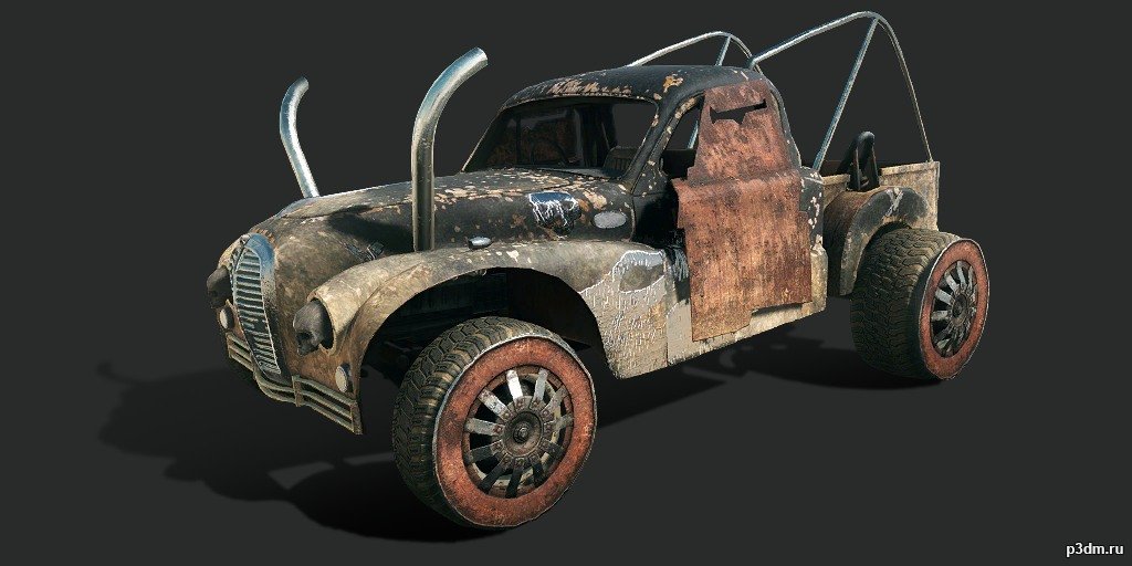 Austin A70(Fire Raider) 3D Model