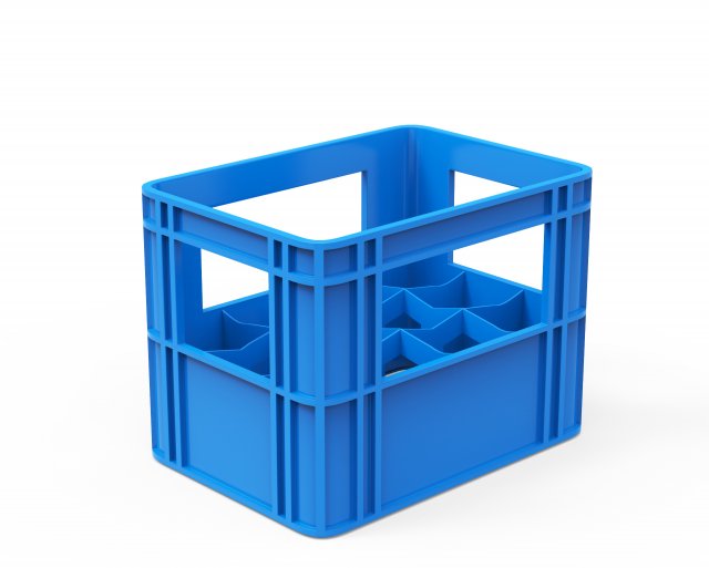 Plastic crate 3D Model
