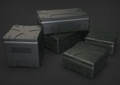 Military crate Free 3D Model