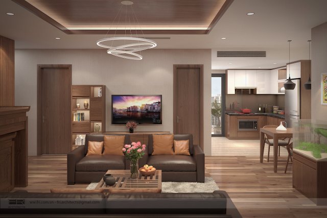 Apartment livingroom tradition 3D Model