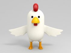 3D Chicken Character 3D Model