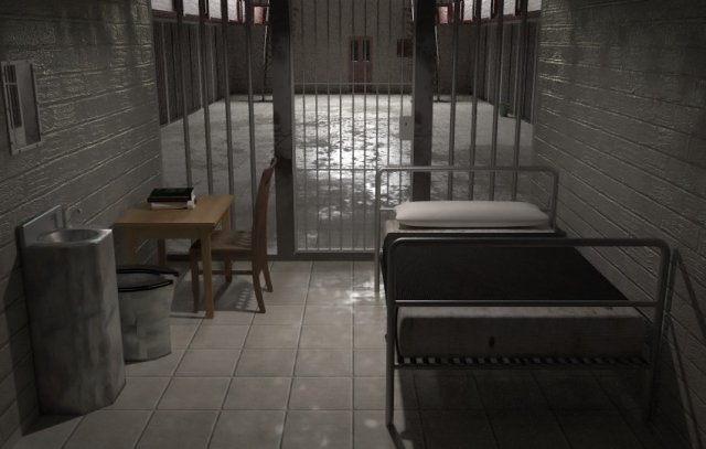 Prison cell 3D Model