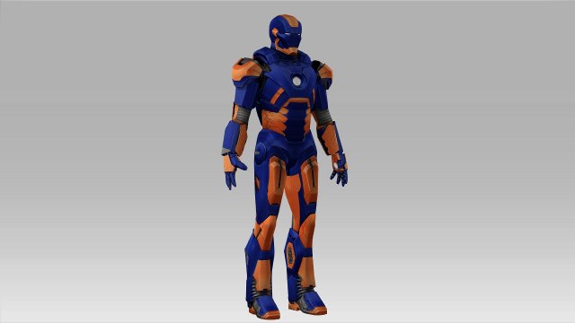 Iron Man Mark 27 3D Model