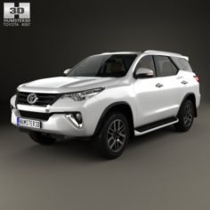 Toyota Fortuner with HQ interior 2016 3D Model