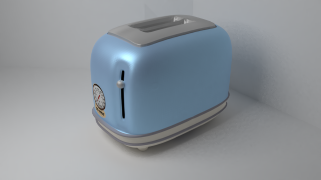 Vintage Toaster 3D Model