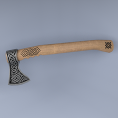 Slavic axe 3D Model