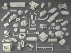 Kit bash54 pieces – collection-5 3D Model