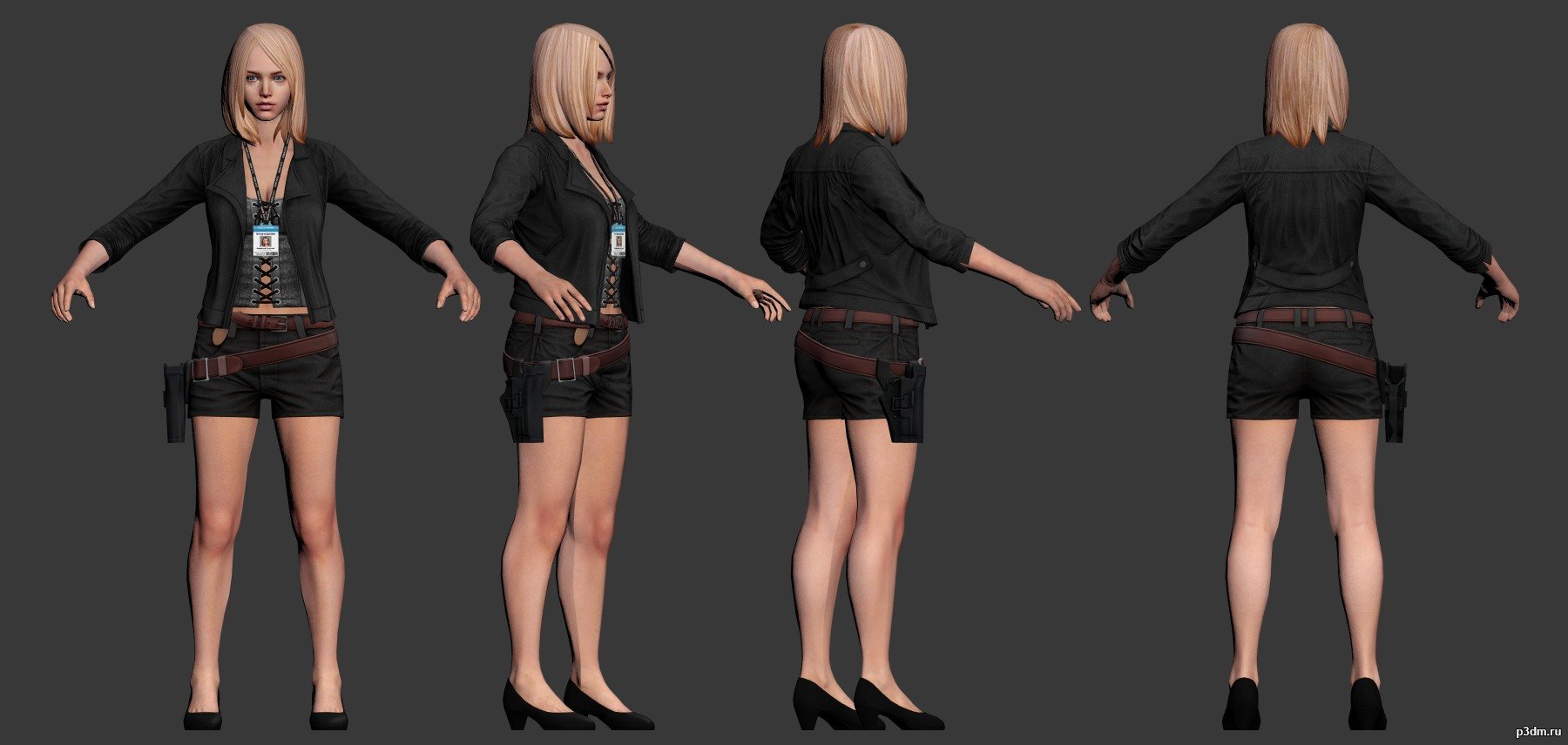 Black mamba 3D Model