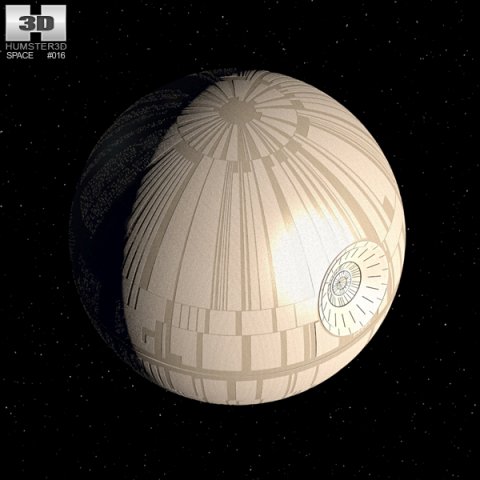 Death Star 3D Model