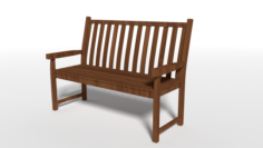 Summer bench 3D Model