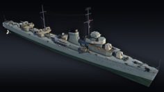 Destroyer project 7 Gremyashiy 3D Model