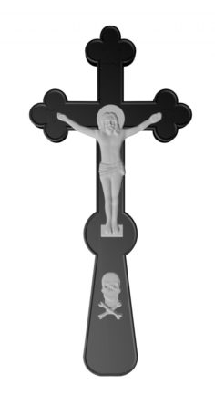 Jesus Christ on cross 3D print 3D Model