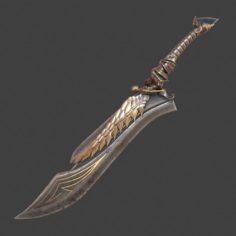 Fantasy sword 13 3D Model