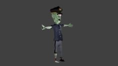 ZombiePolice 3D Model