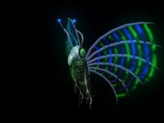 Butterfly Robot Batterifly 3D Model