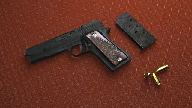 9MM GUN 3D Model