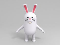 3D Rabbit Character 3D Model