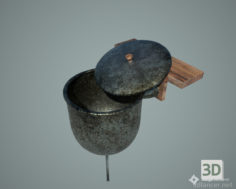 3D-Model 
Washbasin, washbasin (aluminum, cast iron)