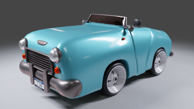 ToonCar003 3D Model