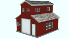 Low Poly House Free 3D Model