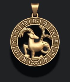 Zodiac Capricorn lite 3D Model